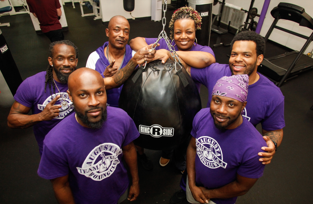 Photo of Augusta Boxing Club instructors and staff by Chris Thelen.